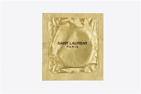 Saint Laurent Is Selling Its Own Luxe Condoms: See Them Here